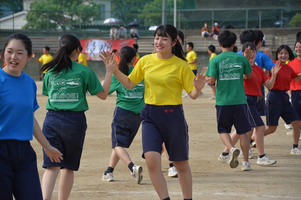 体育祭の写真です。（その８） 岡山県立玉島商業高等学校